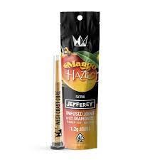 Photograph of product: D. West Coast Cure -Jefferey- 1.2g Diamond Infused Pre Roll - Mango Haze - 