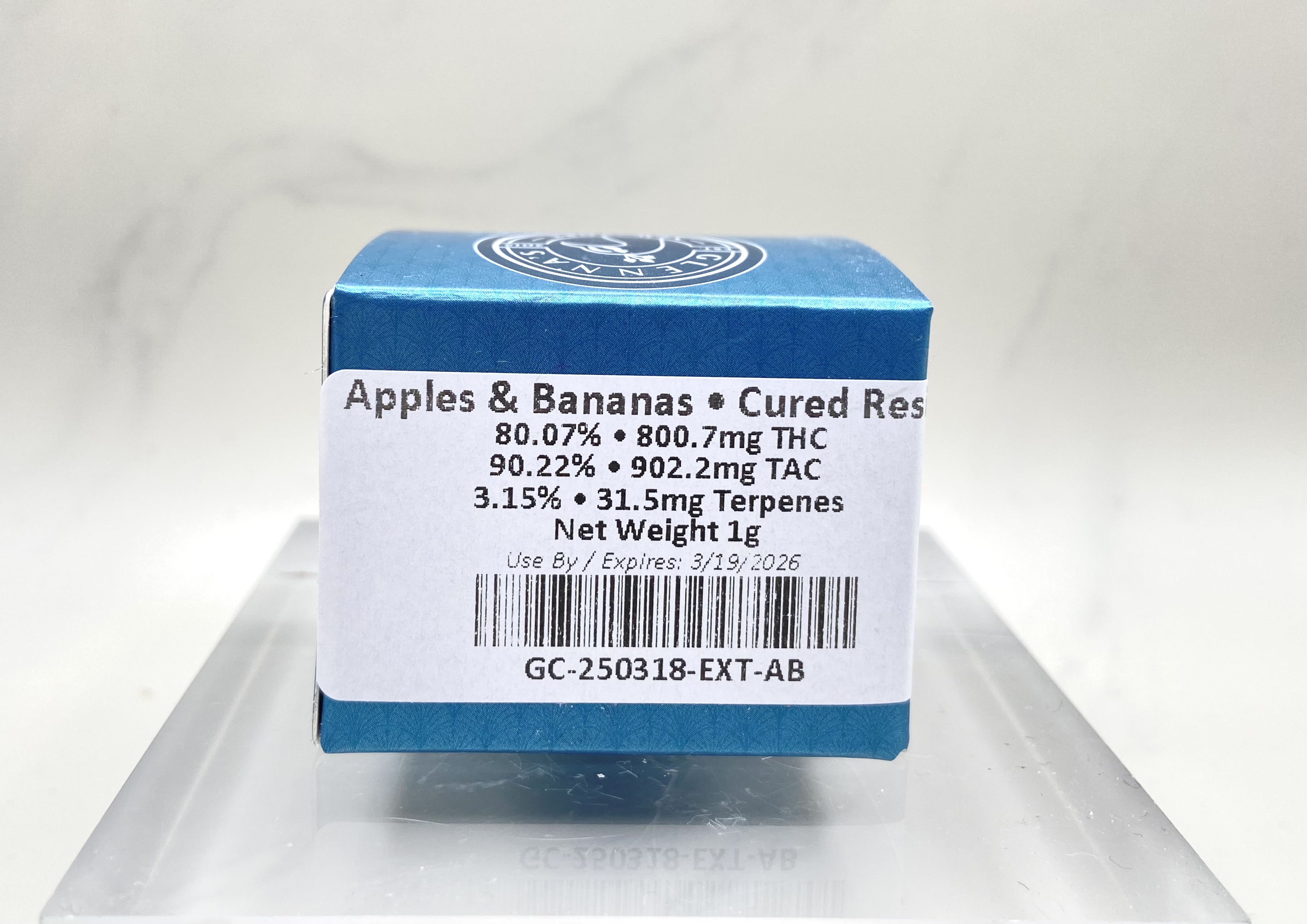 Photograph of product: Glenna's - Apples and Bananas Cured Resin