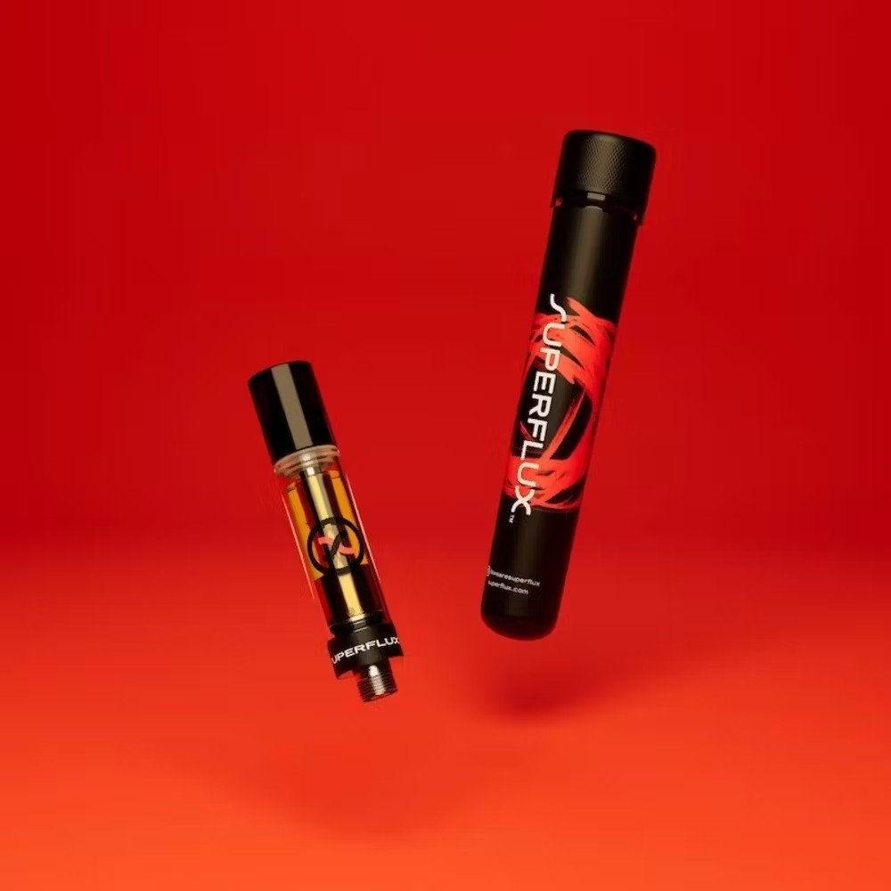 Photograph of product: Superflux - Huckleberry Runtz Live Resin Cartridge - 1g