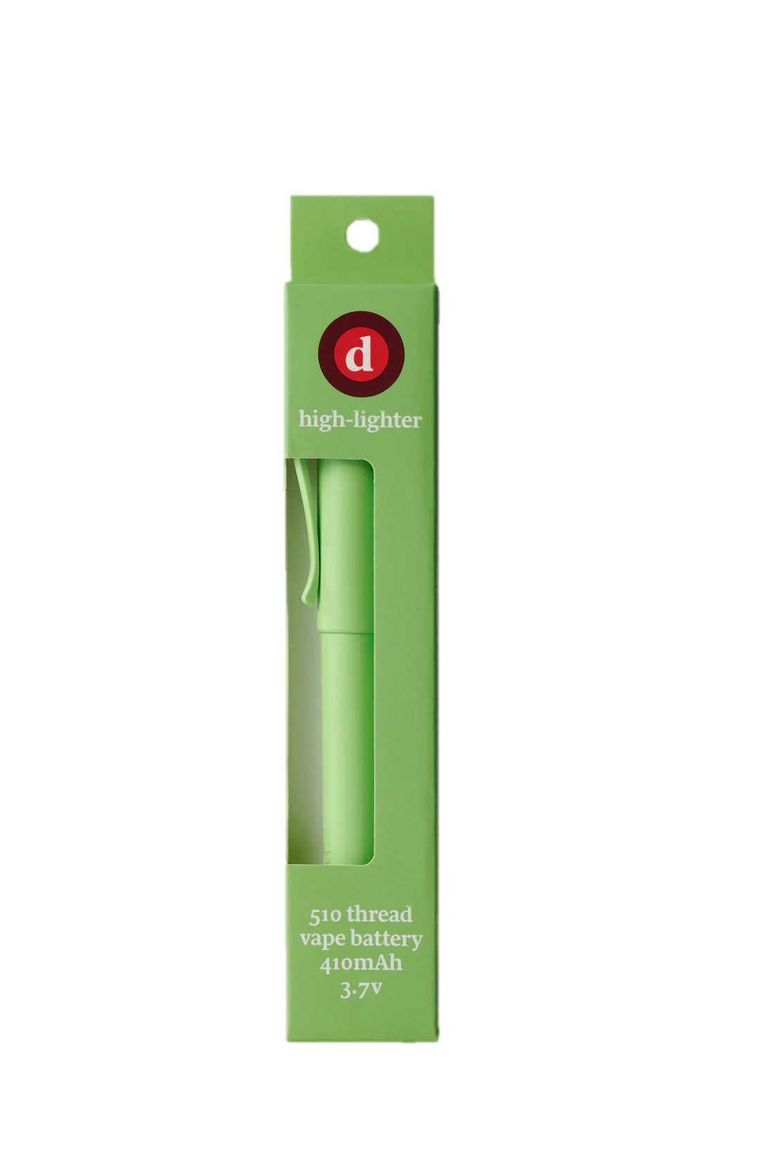 Photograph of product: 510 Thread High-Lighter Battery | Green