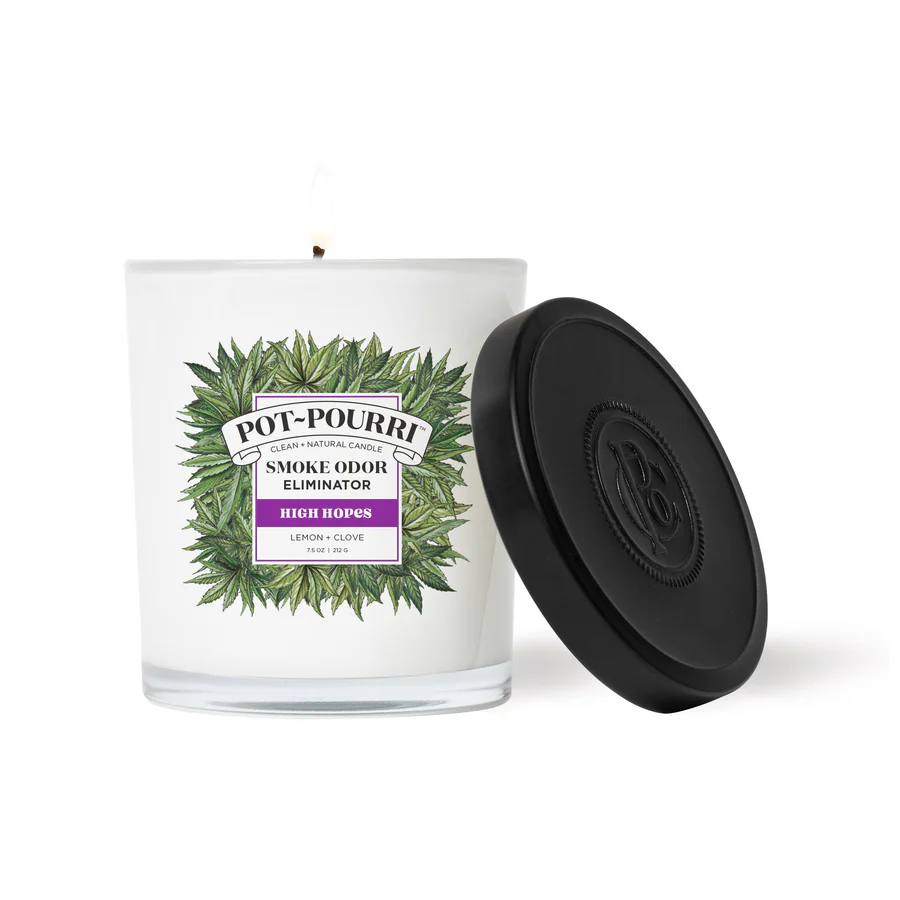 Photograph of product: Pot-Pourri Candle- High Hopes