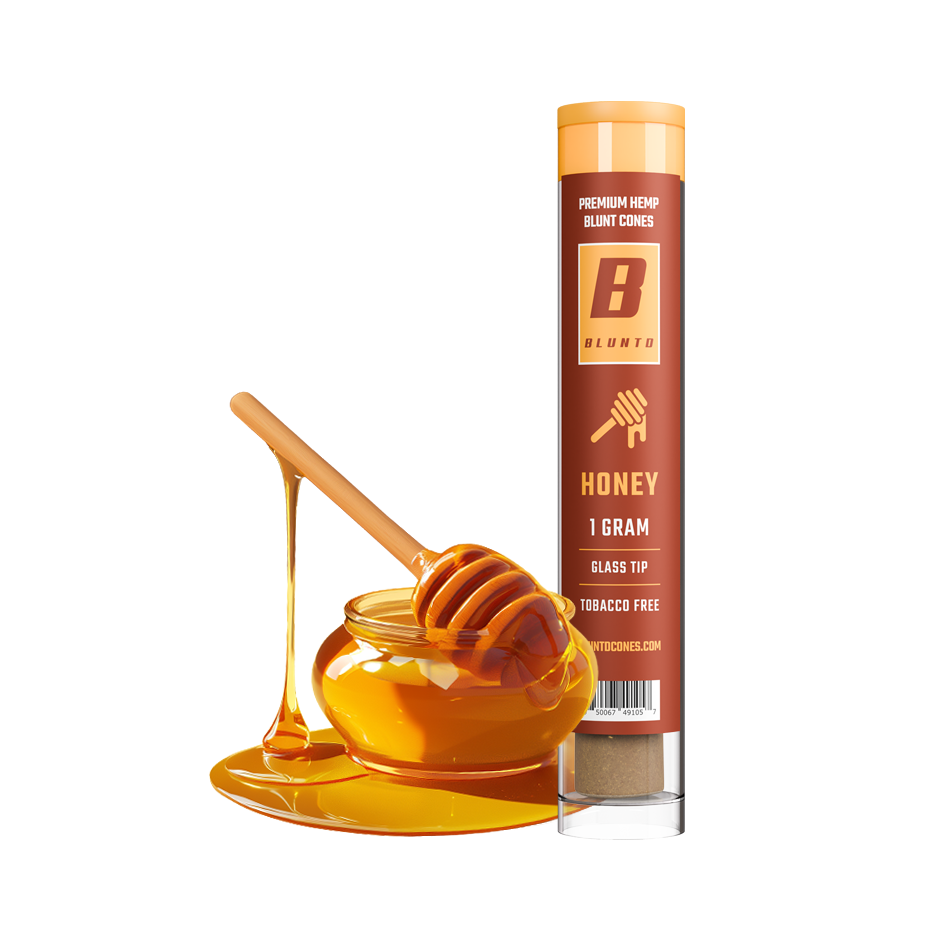 Photograph of product: Bluntd Hemp Wrap Cone - Honey