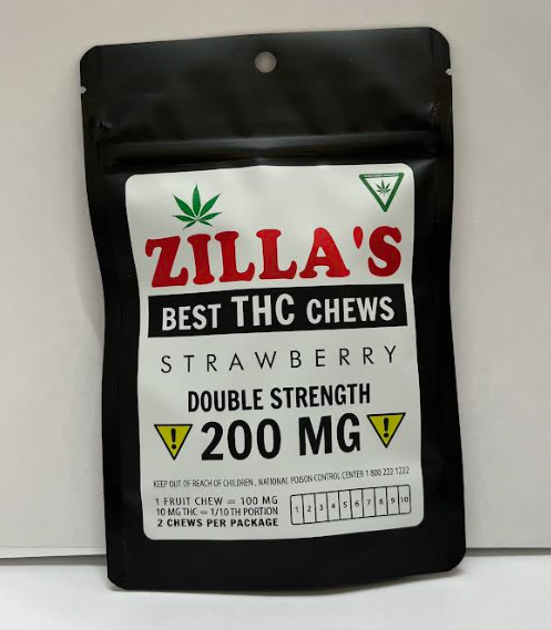 Photograph of product: Zilla"s Taffy - Strawberry