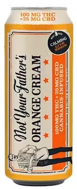 Photograph of Product: Orange Cream Soda [H] - 100MG + 25MG CBD Beverage 16OZ