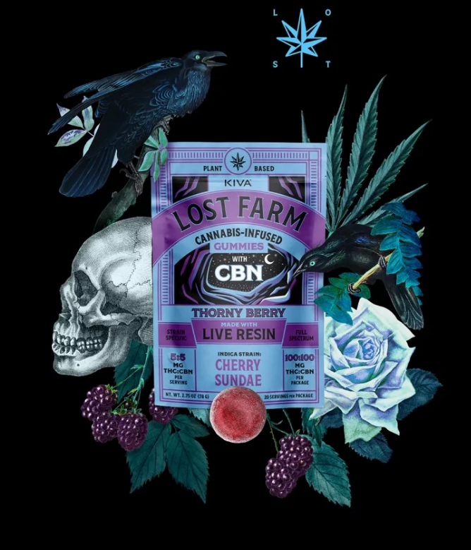 Photograph of product: Cherry Sundae x Thornberry | 1:1 CBN | 100mg