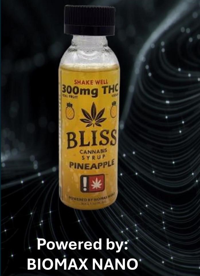 Photograph of product: Bliss Pineapple Flavored TH-oui Syrup | 300mg