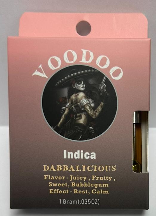 Photograph of product: Voodoo | Dabbalicious Live Resin Terpene 510 Cart