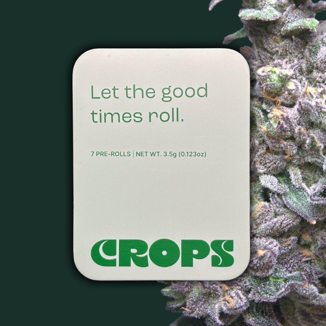 Photograph of product: Crops - Preroll - Ruby Violet - 0.5g - 7 Pack