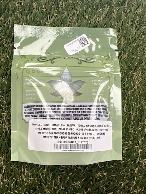 Photograph of product: TROPICAL PUNCH 3.5G SMALLS - 