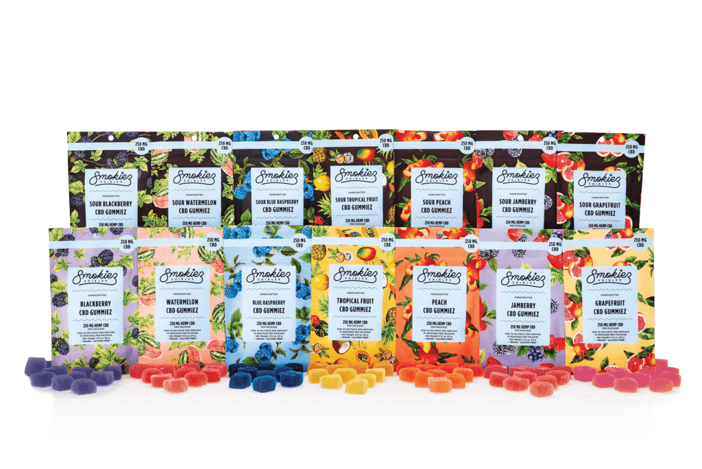 Photograph of product: Smokiez Sour Green Apple CBD Gummies