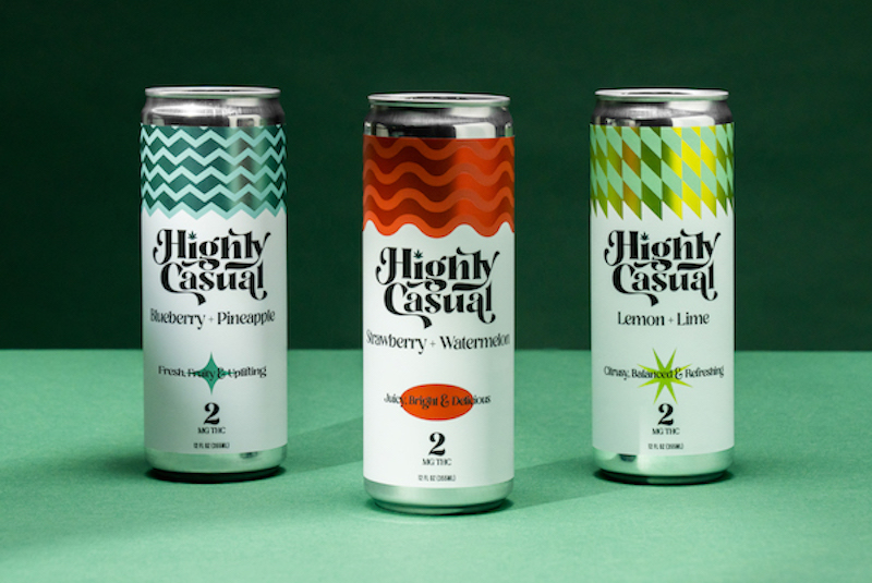 Photograph of product: Highly Casual - Seltzer - 10mg - Honeycrisp Apple