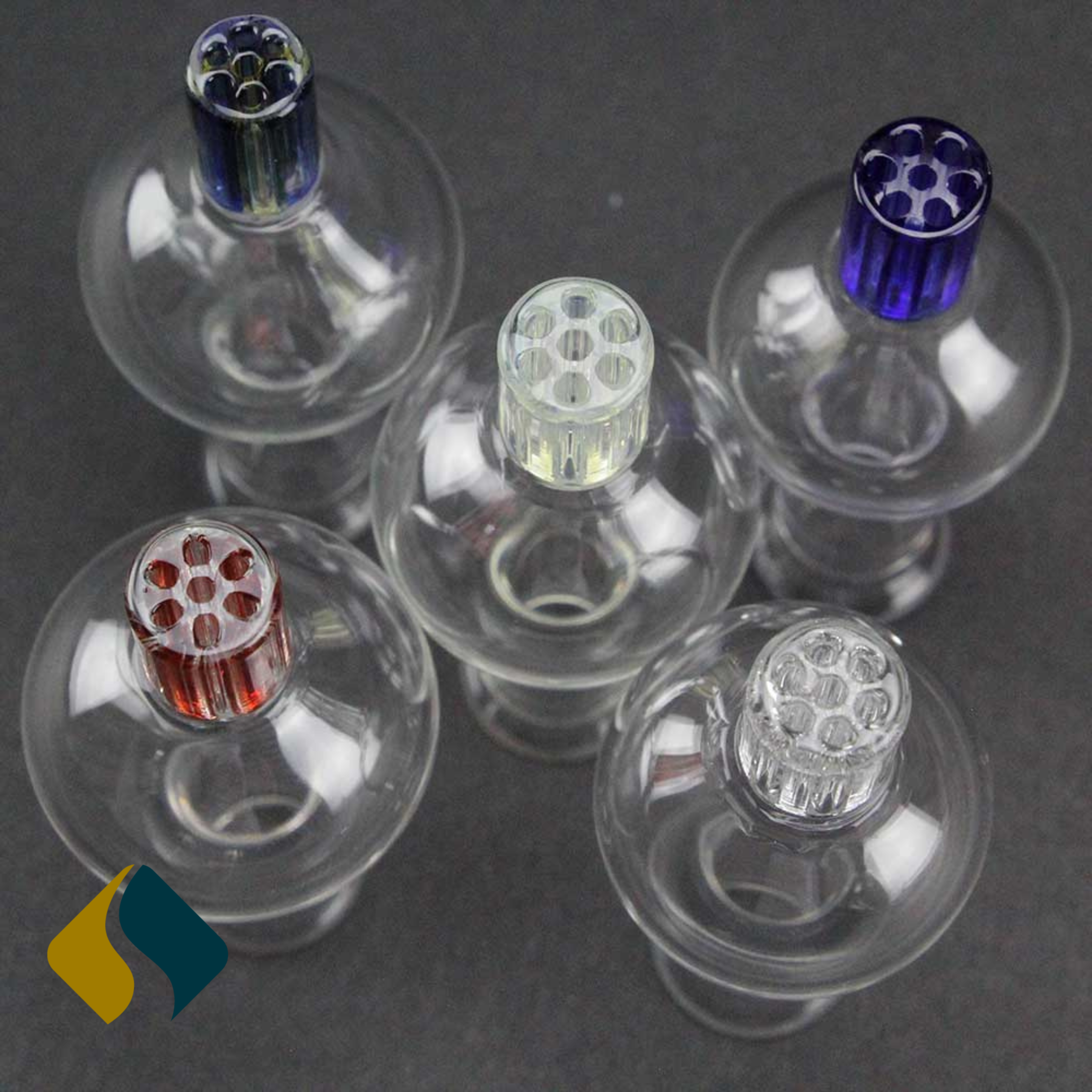 Photograph of product: Honeycomb Bubble Carb Cap (A286)