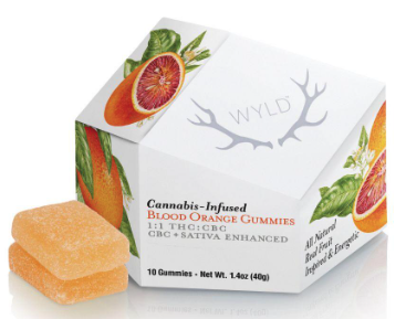 Photograph of product: Blood Orange CBC/TH-oui Oui'd Enhanced Gummies | 100mg:100mg | 10pk