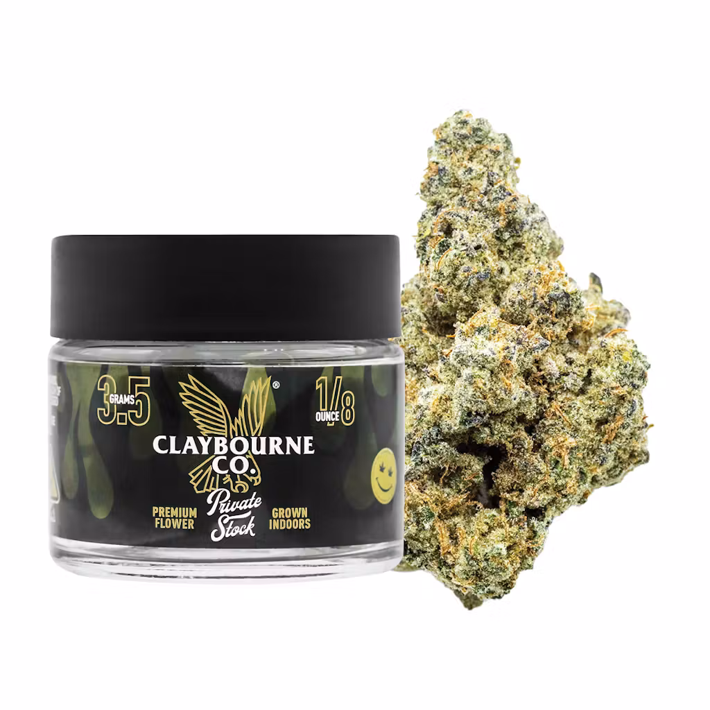 Photograph of product: Claybourne Co. - Wedding Cake (Hybrid) Private Stock Flower - 3.5g