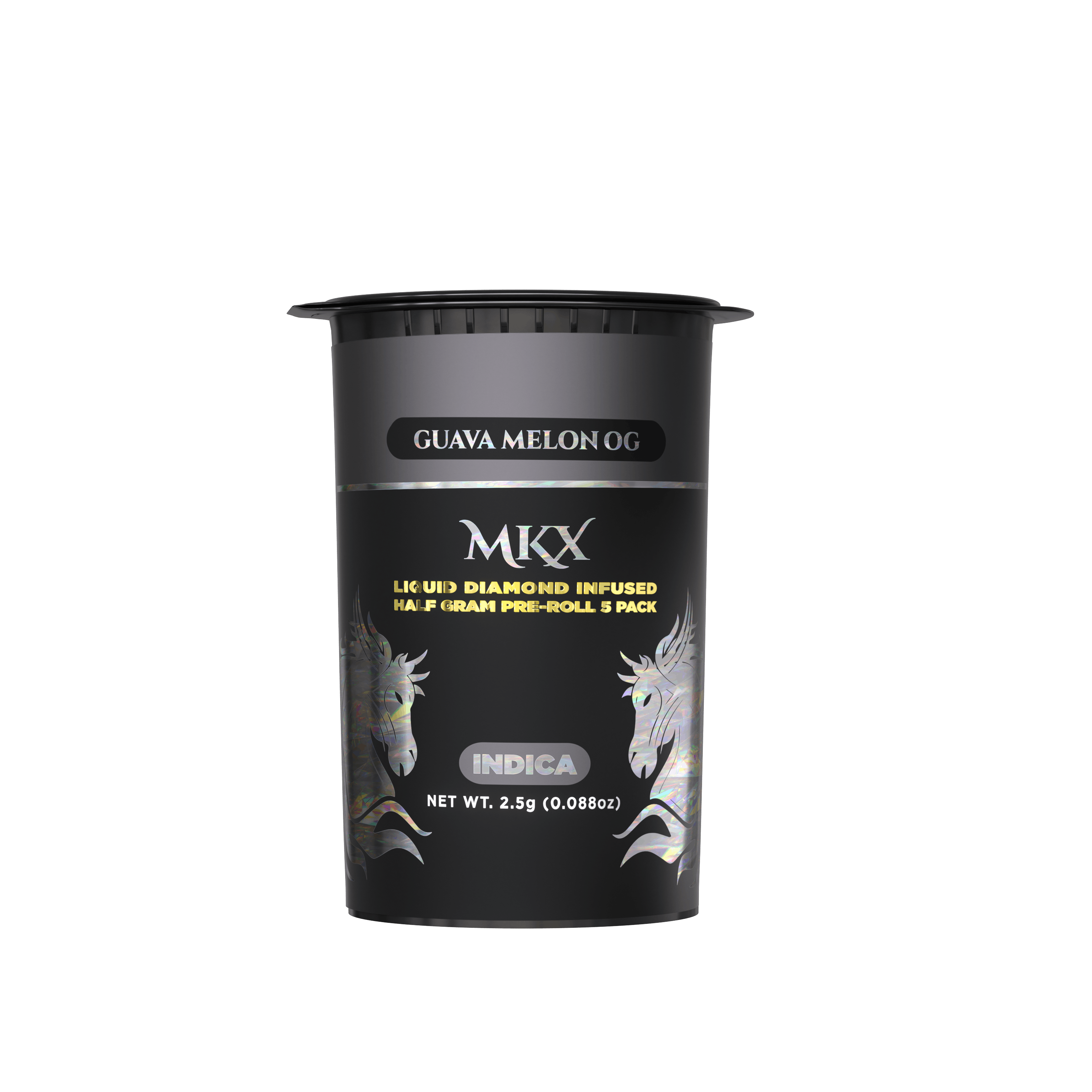 Photograph of product: MKX - Guava Melon OG - (5x.5g) Infused Pre-Rolls