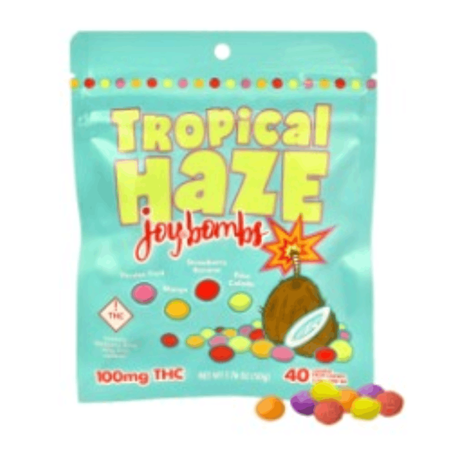 Photograph of product: Joy Bombs Tropical Haze - Candy Coated Chews | 40pk