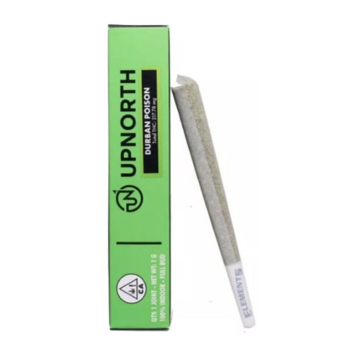 Photograph of product: Durban Poison | 0.75g | Single Pre-Roll | UpNorth