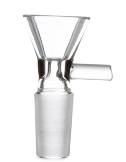 Photograph of product: Glass on Glass 14mm Male Clear Bowl w/ Handle