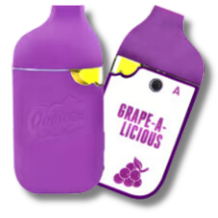 Photograph of product: A SIDE - Grape-A-Licious Flavored Distillate Disposable Vape (Ooowee Mini)