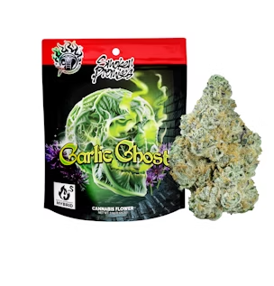 Photograph of product: SMOKEN PROMISES GARLIC GHOST 3.5G FLOWER