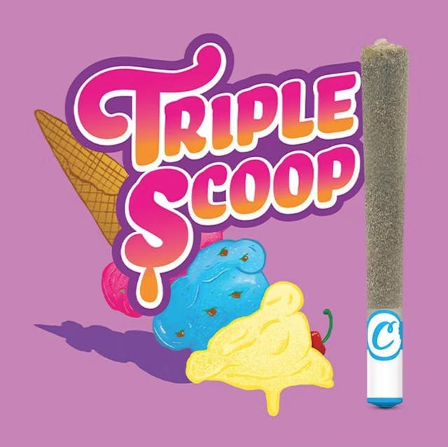 Photograph of product: Triple Scoop Pre-Roll - 