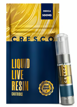 Photograph of product: Cresco - Liquid Live Resin Cartridge - Face Mints (I)