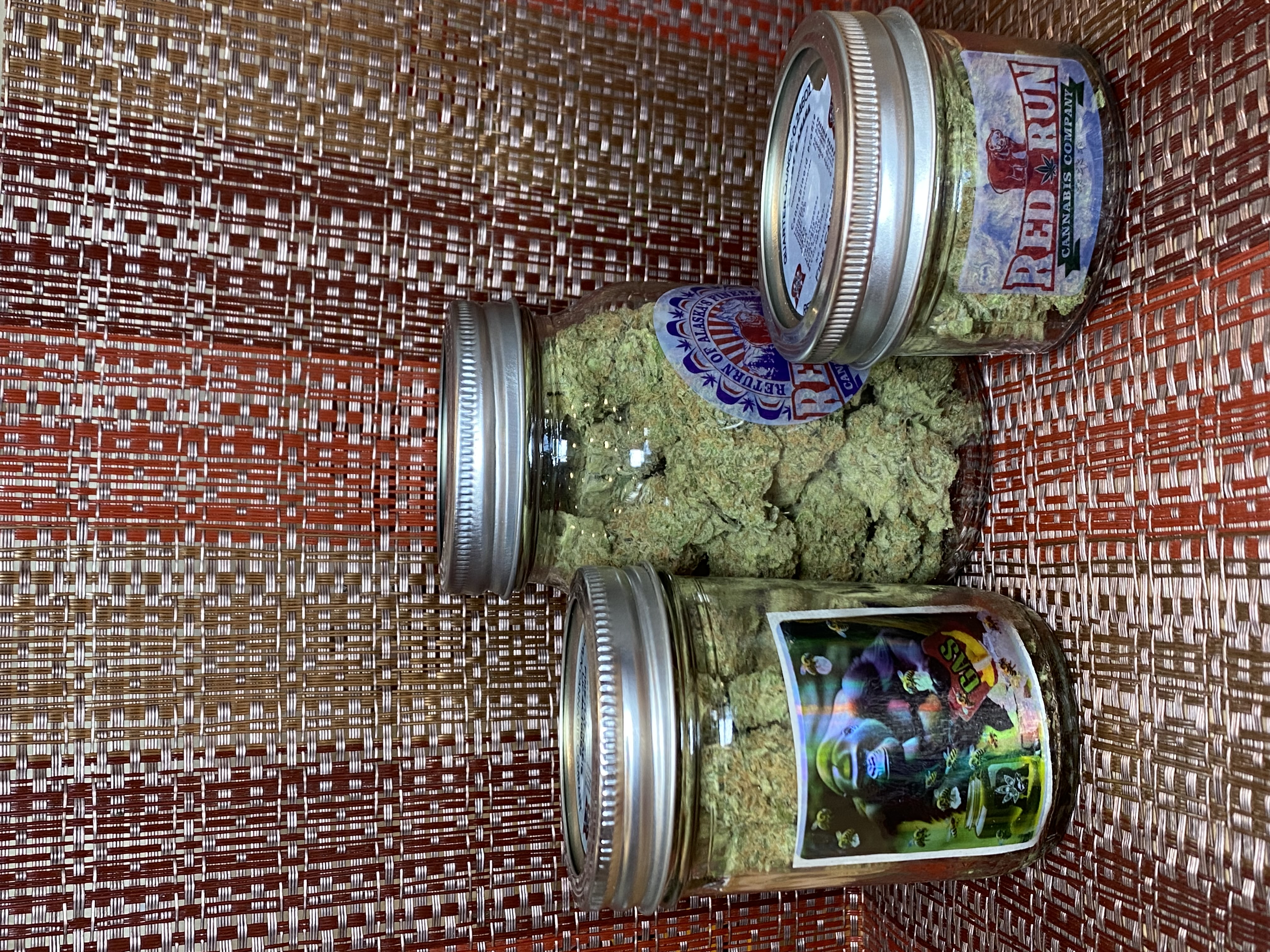 Photograph of product: Jar - Honey Banana Pre Ground Flower - 14g