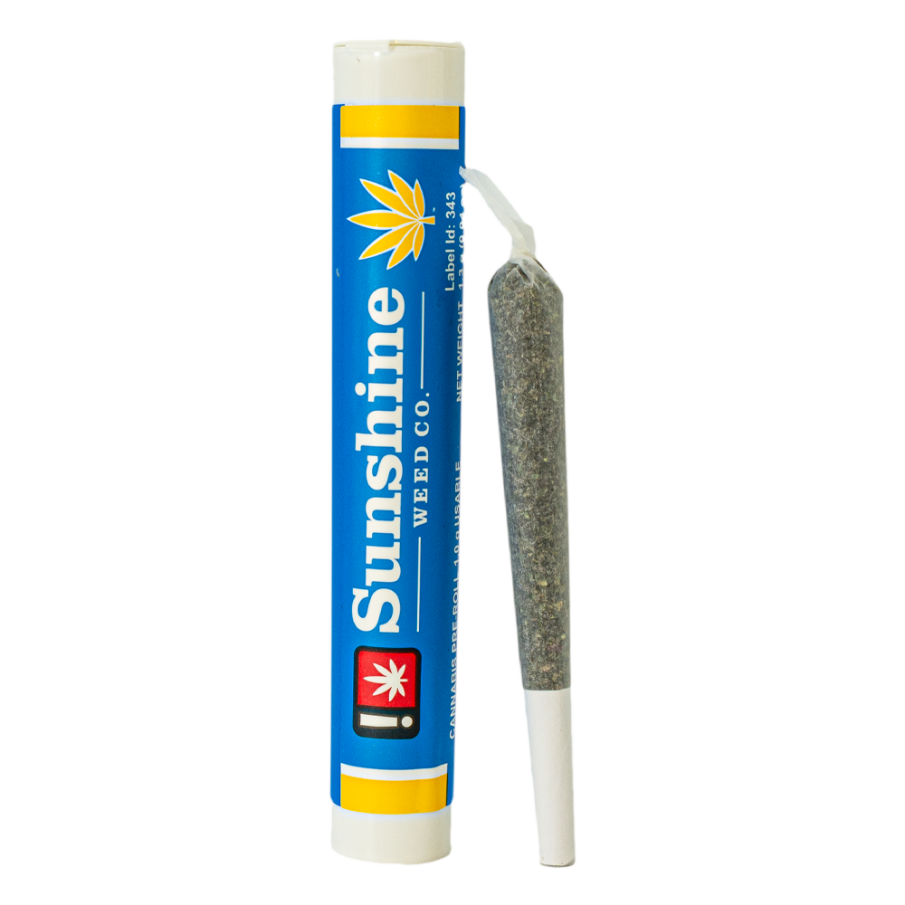 Photograph of product: LA Kush Cake 1G Preroll