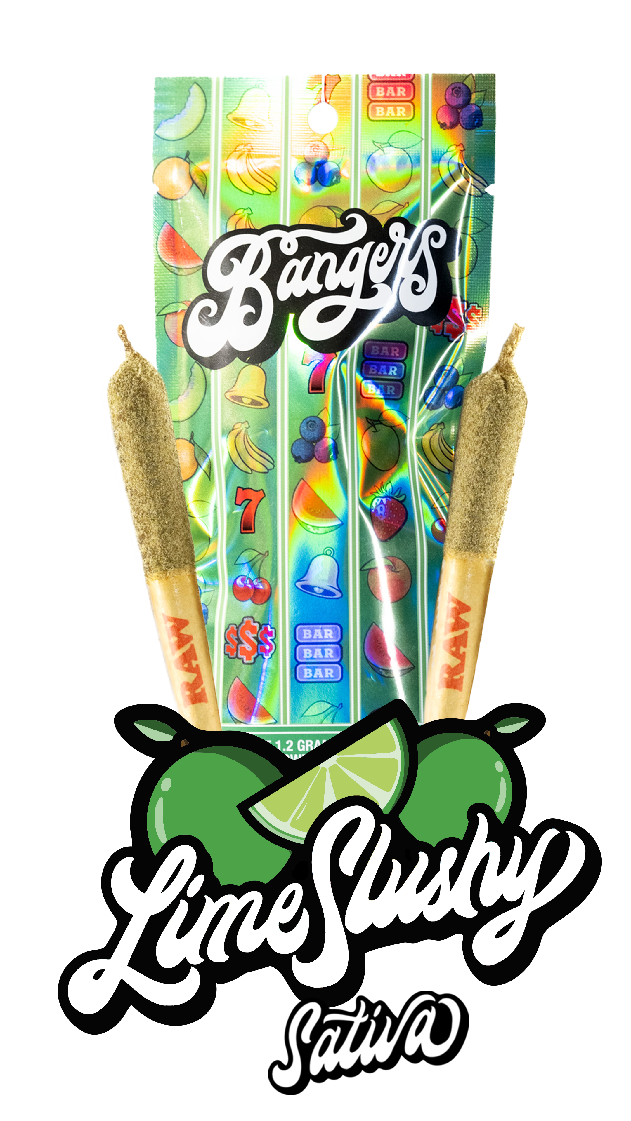 Photograph of product: Lime Slushy Infused Pr 2 Pack 0.6g {320}