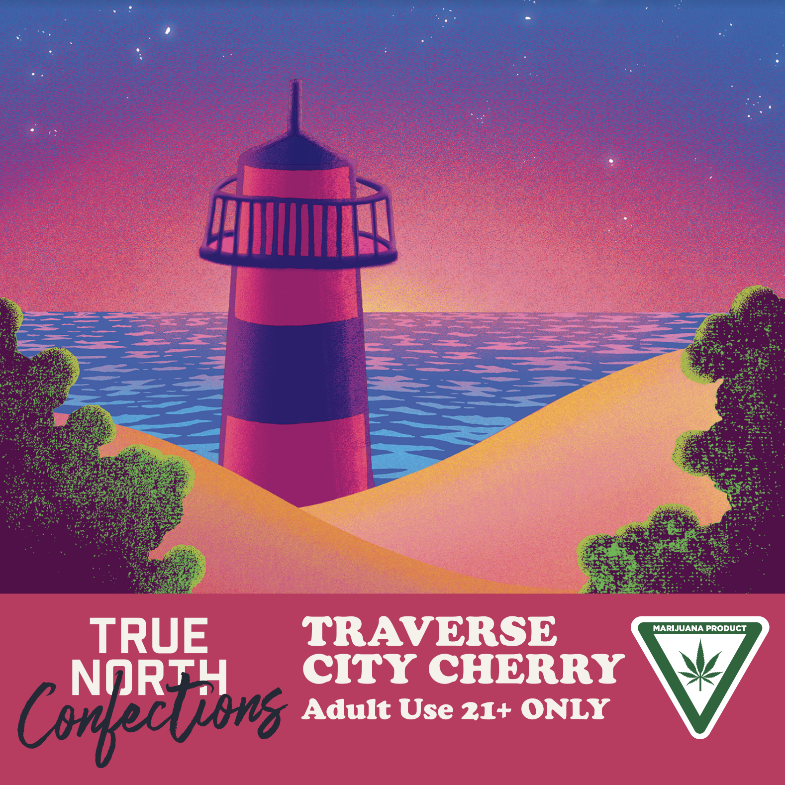 Photograph of product: Gummy - True North - Traverse City Cherry 4x50mg