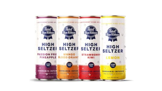 Photograph of product: Pabst Blue Ribbon - Lemon High Seltzer Single Can 12fL oz. (10mg)
