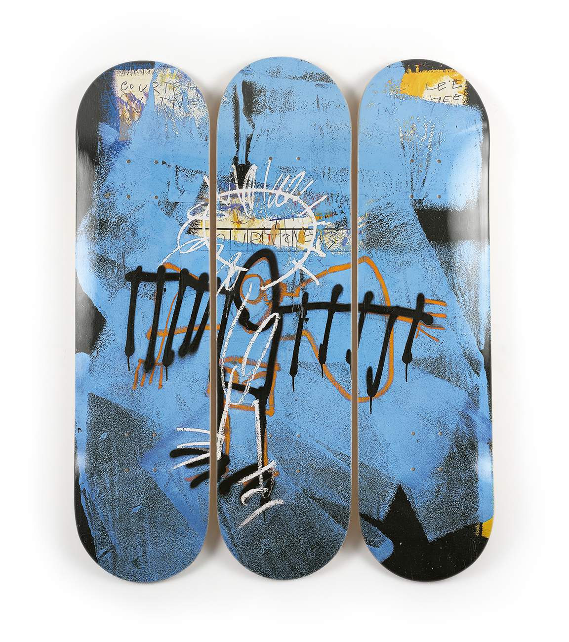 Photograph of product: Jean-Michel Basquiat | Untitled (Angel) | Skate Deck