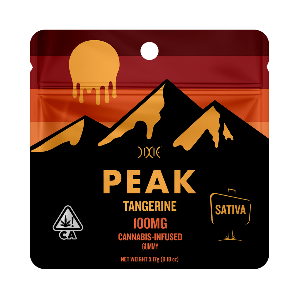 Photograph of product: Peak Singles - Tangerine 100mg Oui'd
