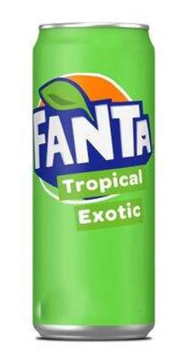 Photograph of product: Exotic Fanta - Tropical Soda (Bulgaria)