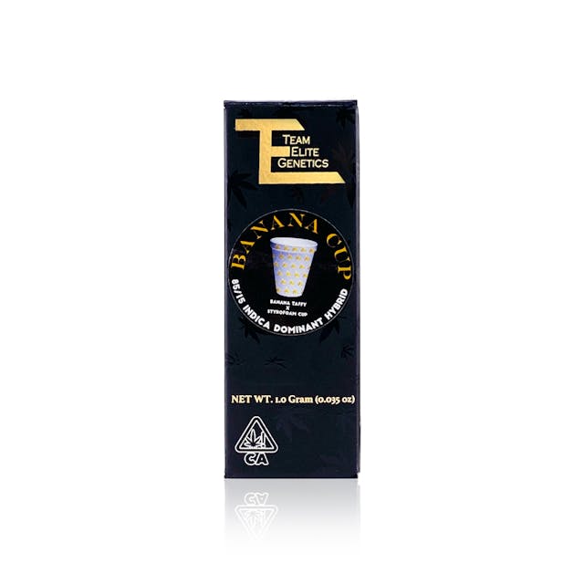 Photograph of product: Banana Cup Preroll 1g - 