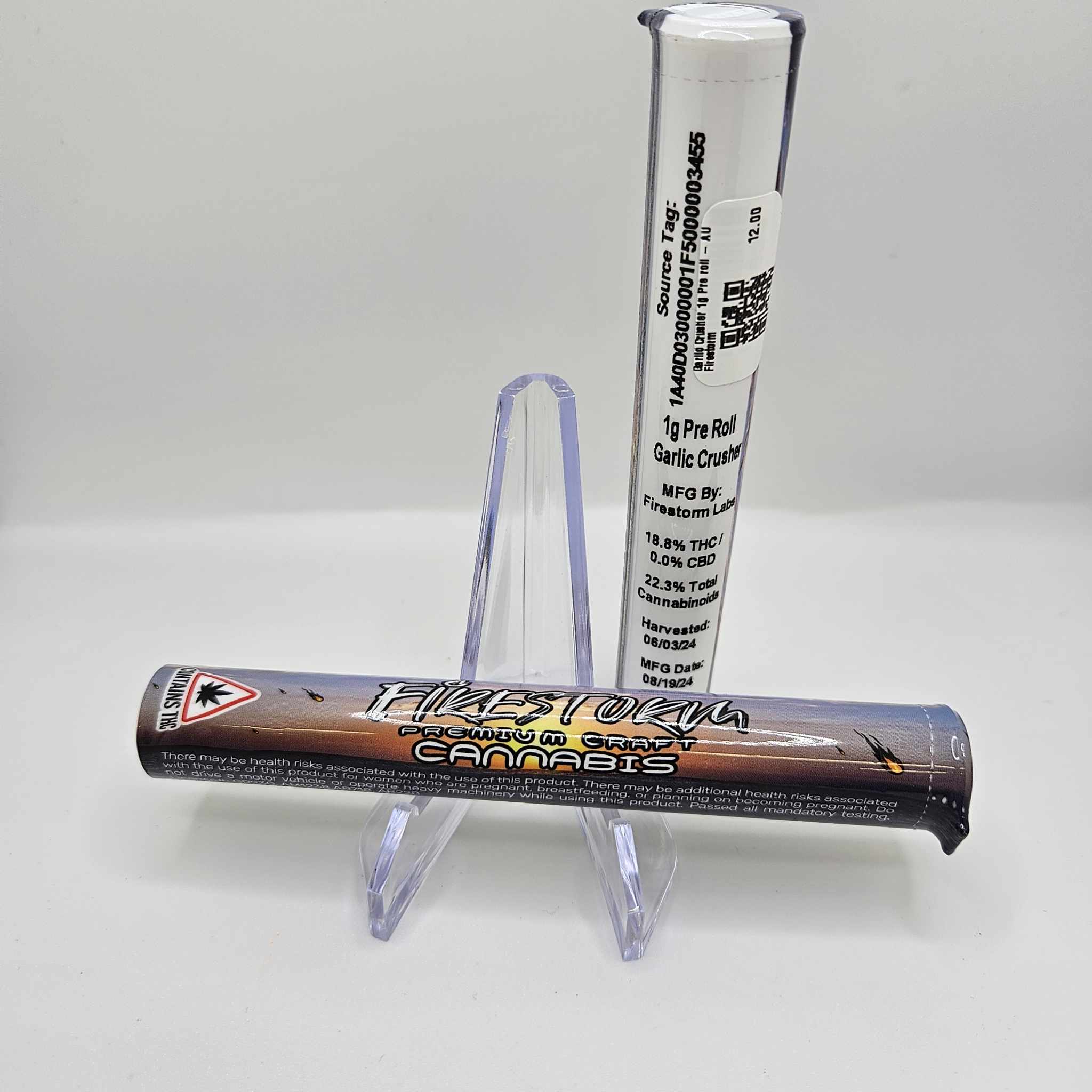 Photograph of product: Garlic Crusher Pre roll - AU Firestorm