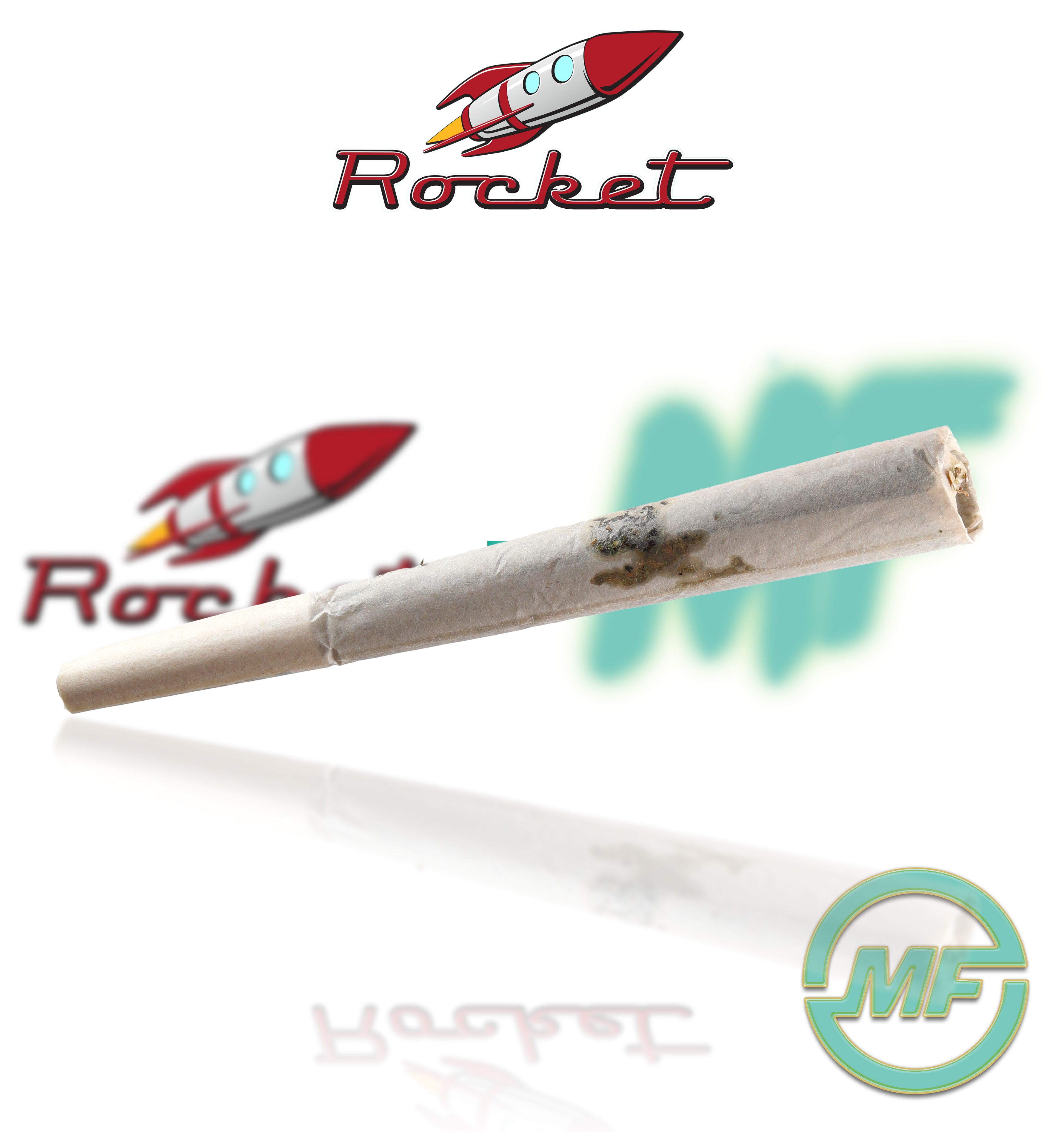 Photograph of product: Rocket Stick | Orange Creamsicle | Injected Pre-Roll | 1.2g