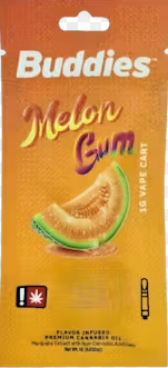 Photograph of product: Vape AiO 1g Melon Gum (Buddies)