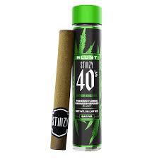 Photograph of product: STIIIZY 40's Infused Blunt 2g - Sour Diesel (S)