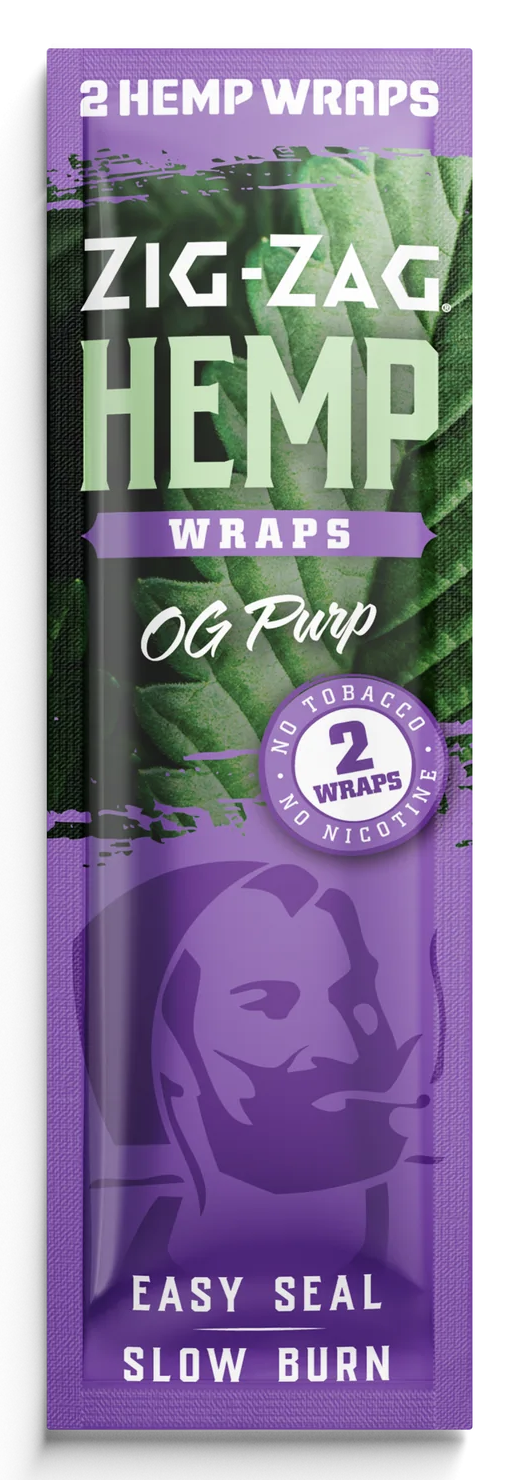 Photograph of product: Zig-Zag OG Purp Hemp Wraps, 2-Pack