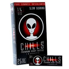 Photograph of product: Chills Premium Papers 1 1/4 $2