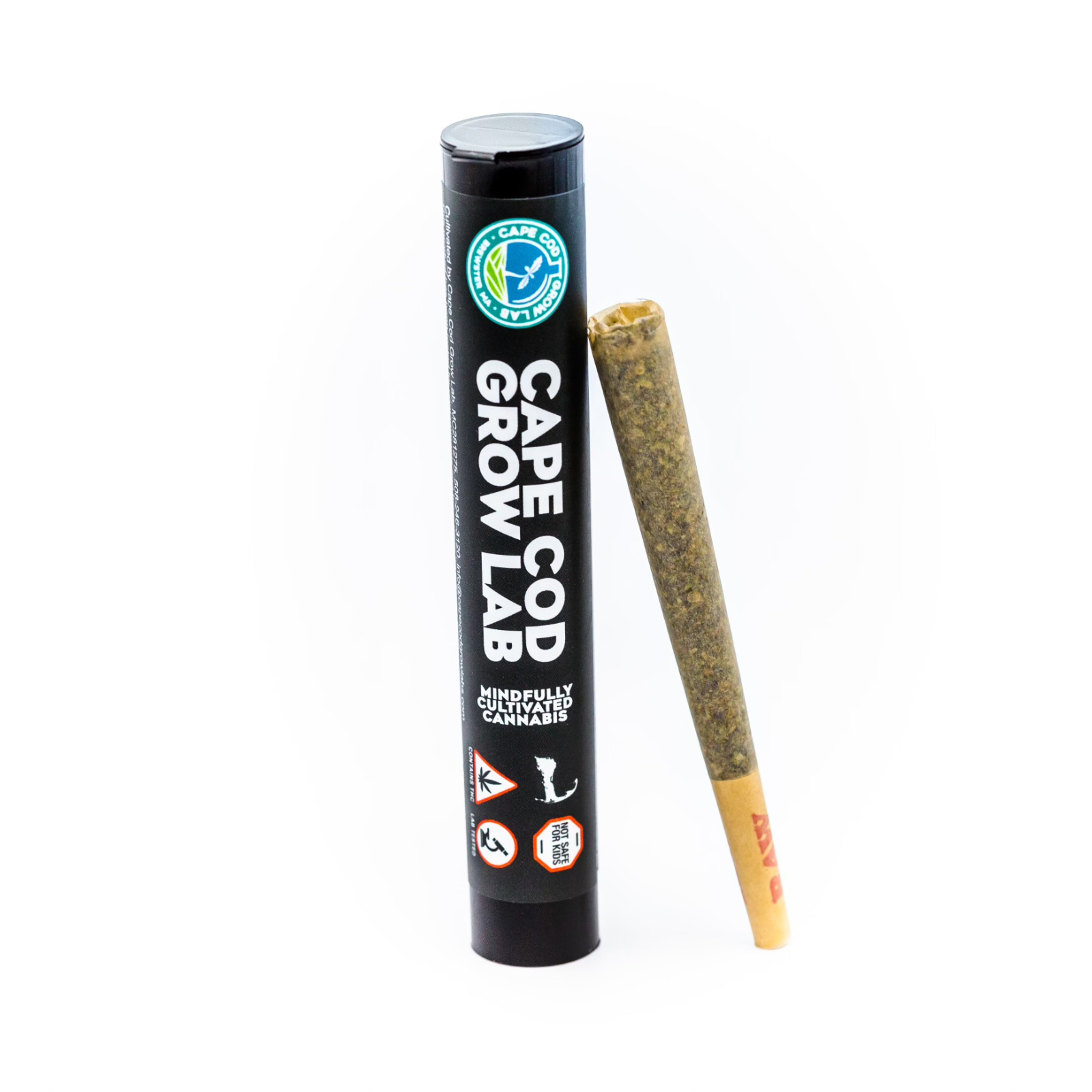 Photograph of product: 1g Pre-Roll | Lions Breath | Cape Cod Grow Lab