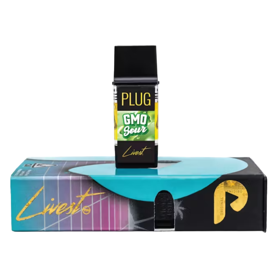 Photograph of product: PLUG PLAY - LIVEST - GMO SOUR POD 1000MG