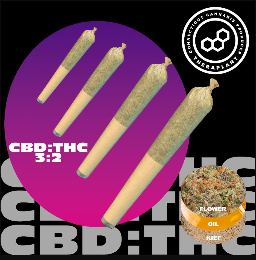 Photograph of product: Pey Cough CBD Infused Shorties Pre Roll 4 Pack T15.66 C25.30 1.6g (4-41063)