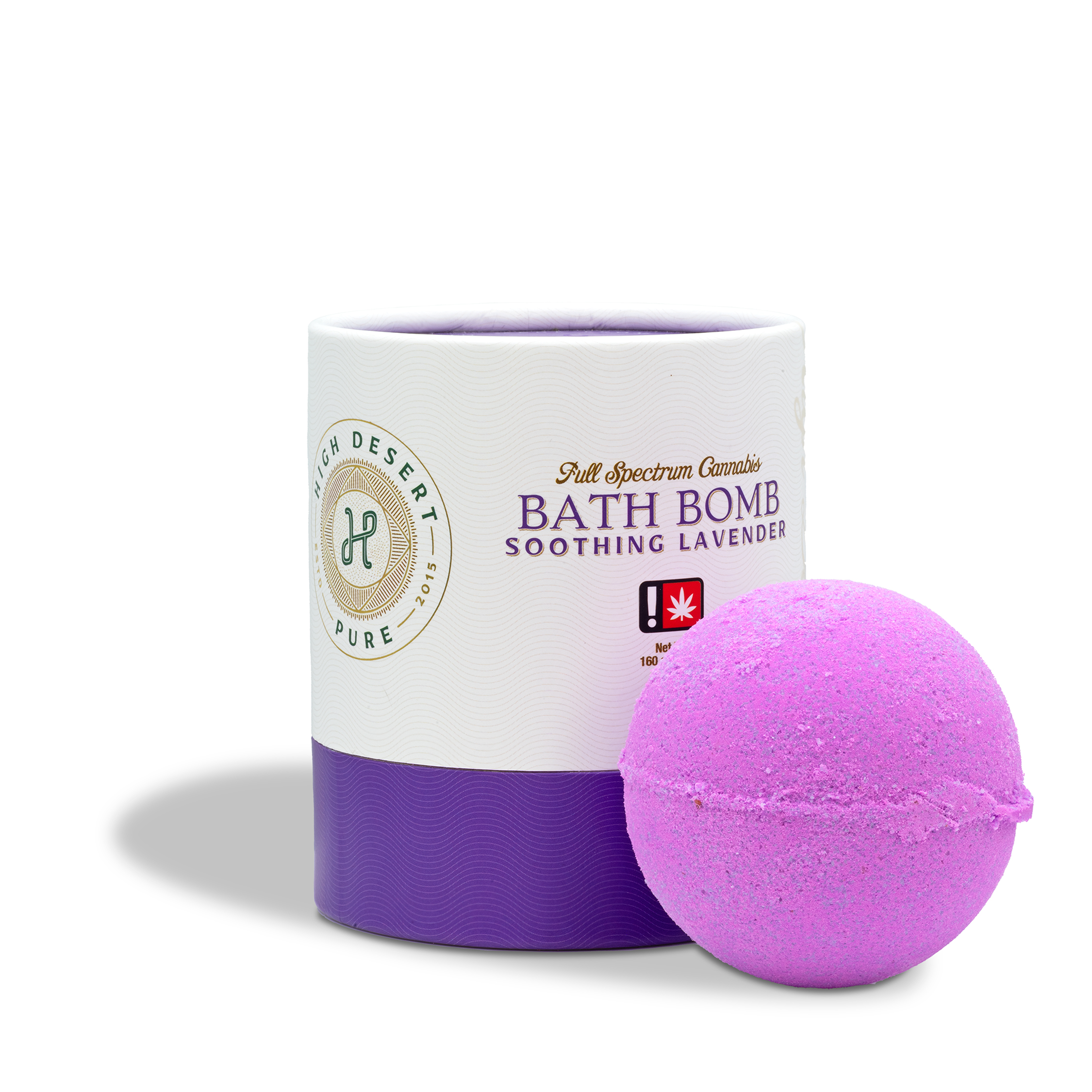 Photograph of product: High Desert Pure - Lavender Bath Bomb - 5.6oz