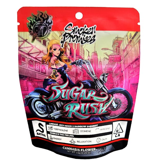 Photograph of product: SUGAR RUSH 27.43% 3.5g - Eighth