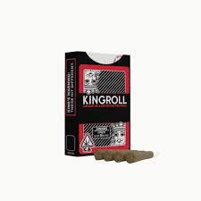 Photograph of product: Kingroll Jr Blueberry x Fire OG Infused Preroll 4-Pack 3G - 