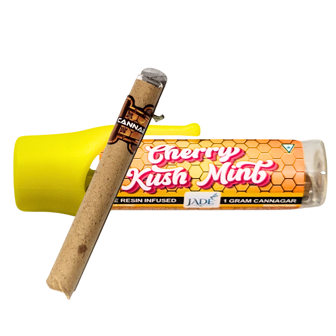 Photograph of product: Jade Collection - Cherry Kush Mintz glass tip Cannagar