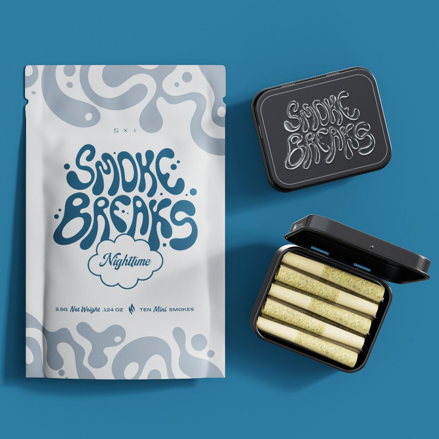 Photograph of product: Banana Puddintain Pre-Roll 10pk | Smoke Breaks |