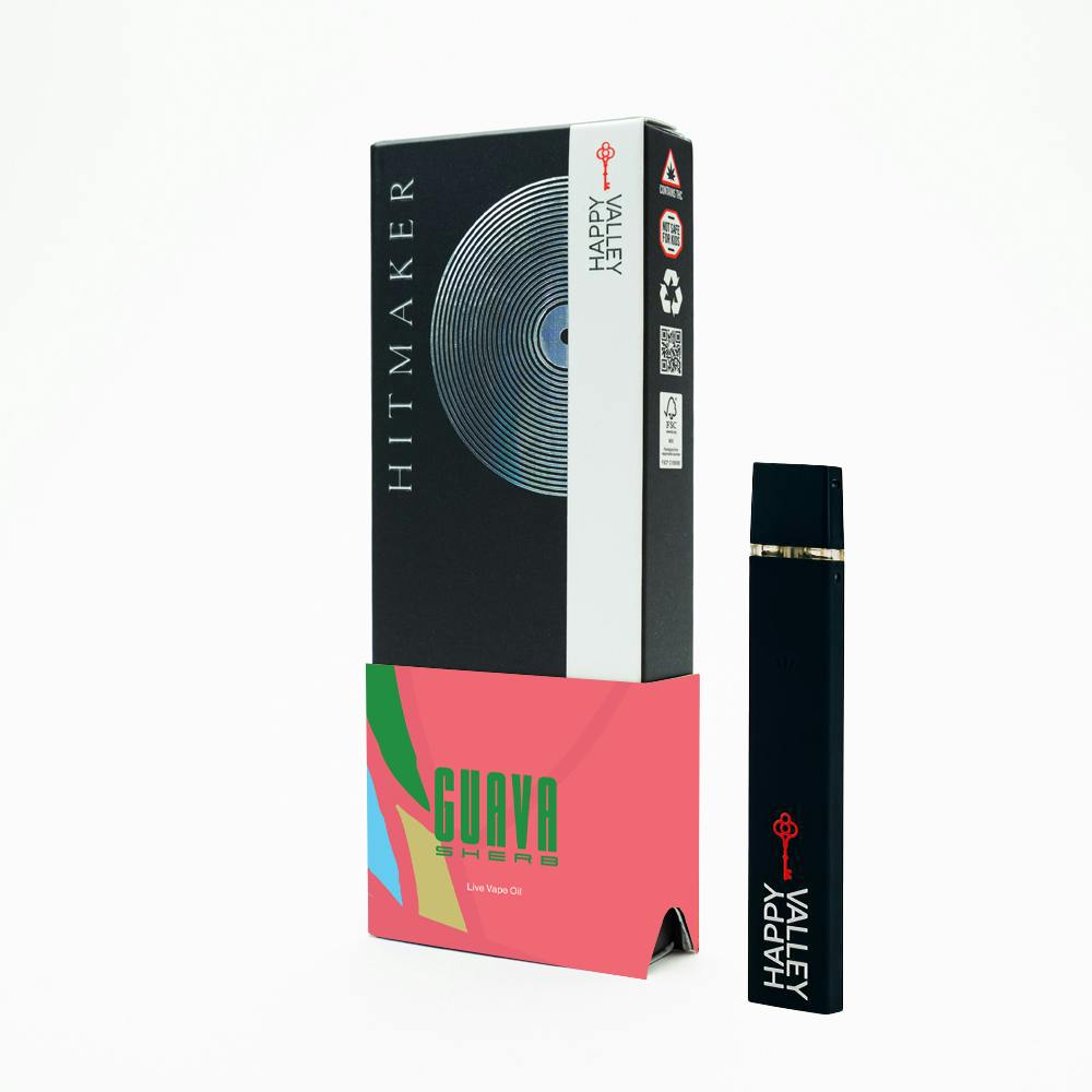 Photograph of product: Guava Sherb Hitmaker Disposable Vape Pen 1g